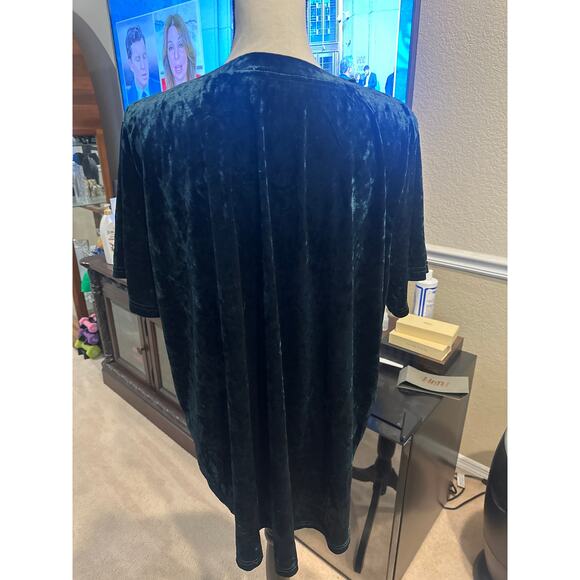 Women’s Amaryllis Lot of 2 Velvet V-Neck Tops. Size 2XL - Picture 3 of 6